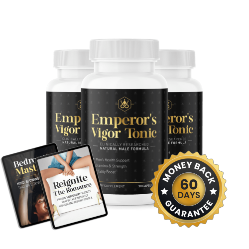 Emperor's Vigor Tonic - 3 Bottles + 2  Ebooks