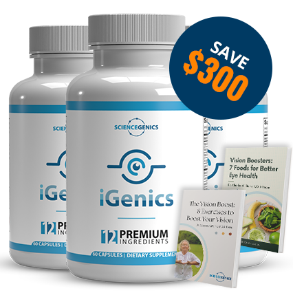 iGenics - 3 Bottles + 2  Ebooks